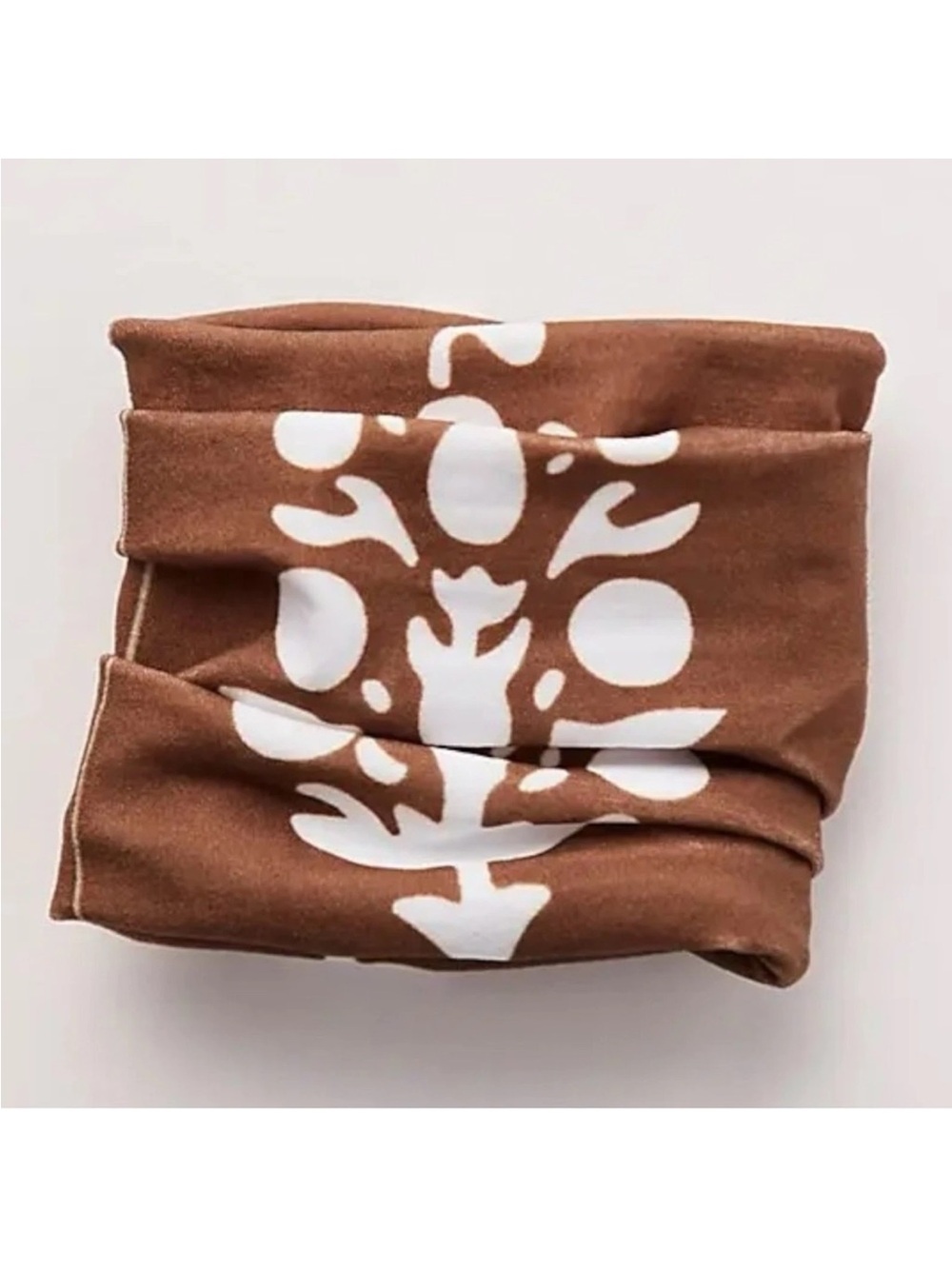 FREE PEOPLE FP Movement Buti Logo Rumble Hair Tie in Chocolate 🤎